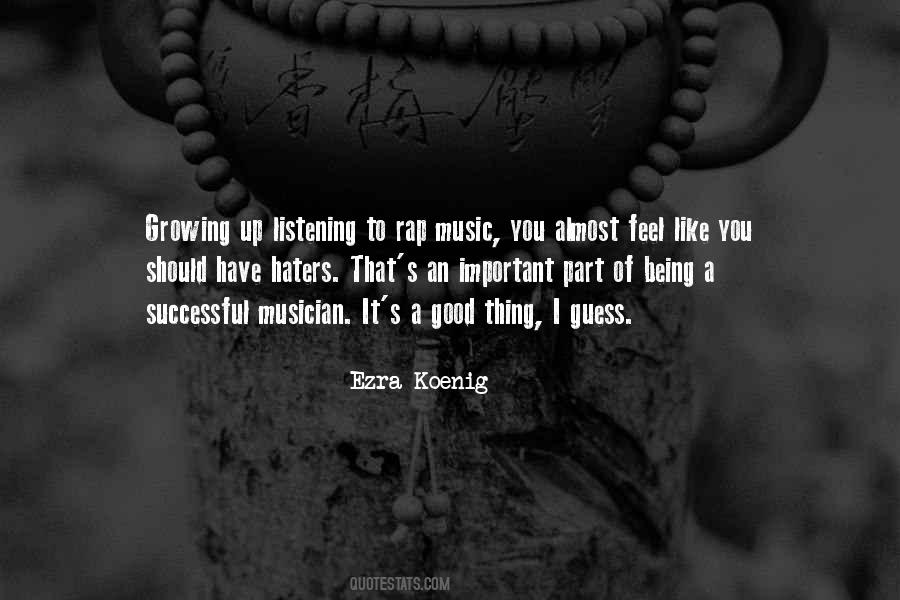 Quotes About Rap Music #367862