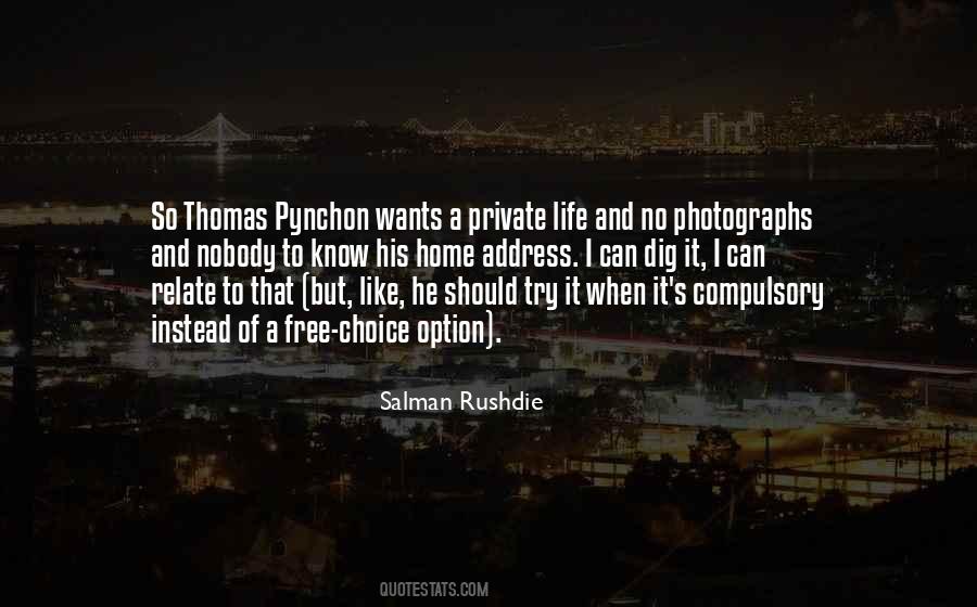 Quotes About Pynchon #204691