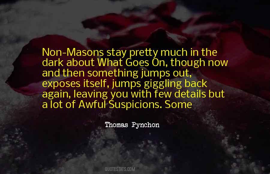 Quotes About Pynchon #41656