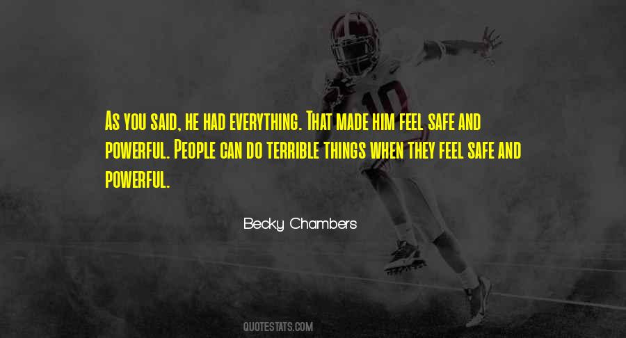 Quotes About Terrible Things #1087461