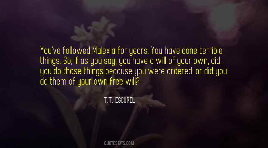 Quotes About Terrible Things #1391159