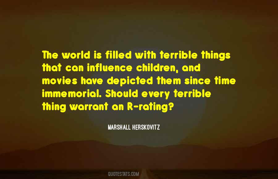Quotes About Terrible Things #1408675