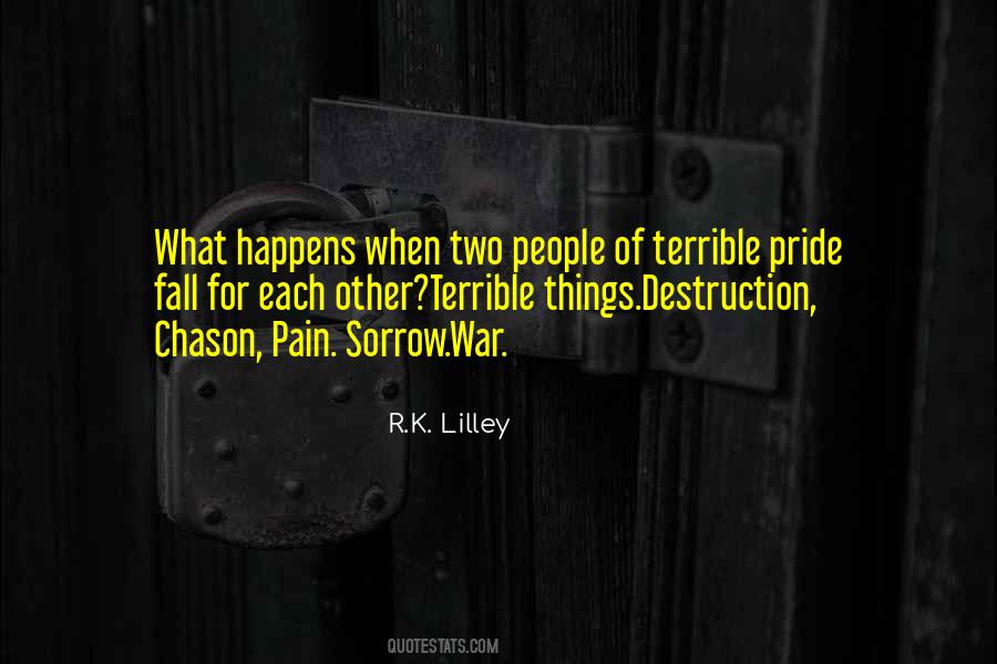 Quotes About Terrible Things #1873501