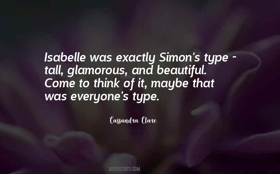 Quotes About Simon And Isabelle #1218448