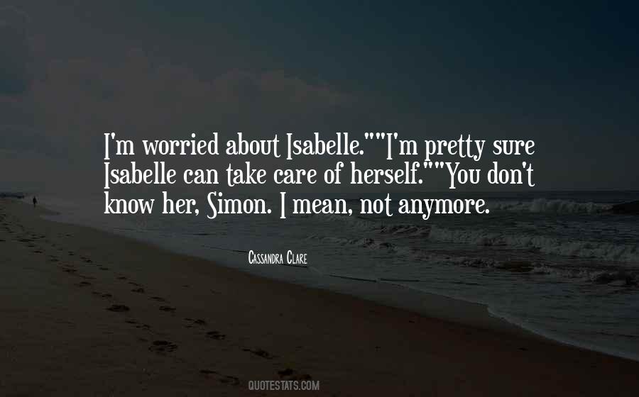 Quotes About Simon And Isabelle #1524782