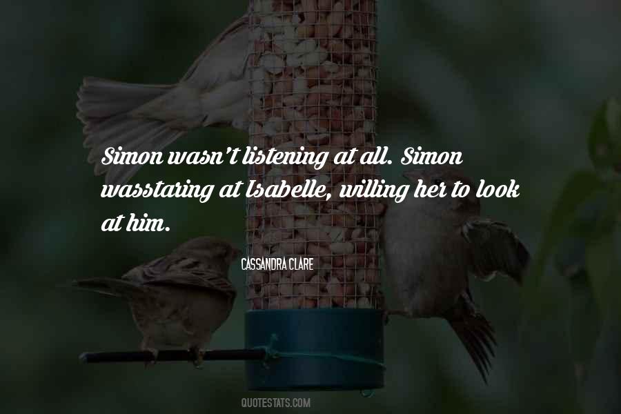 Quotes About Simon And Isabelle #320490