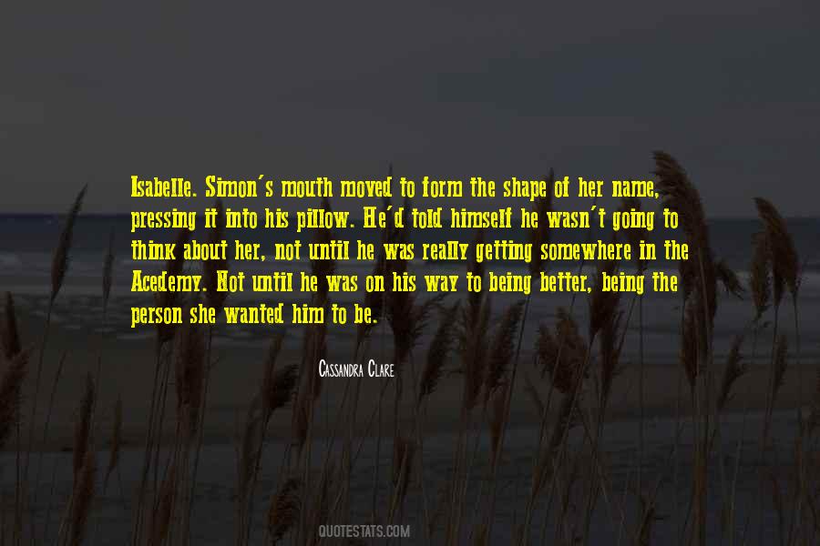 Quotes About Simon And Isabelle #714077