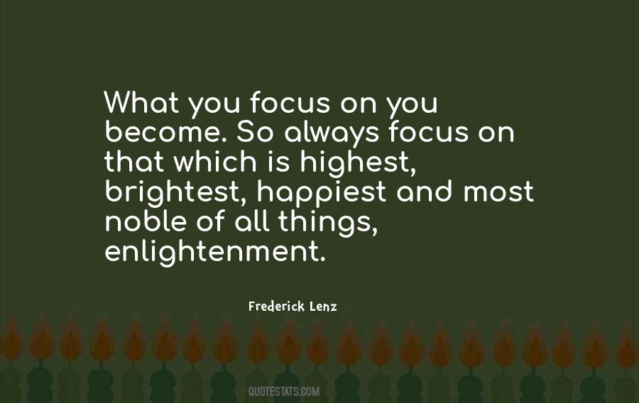 You Focus On Quotes #1841934