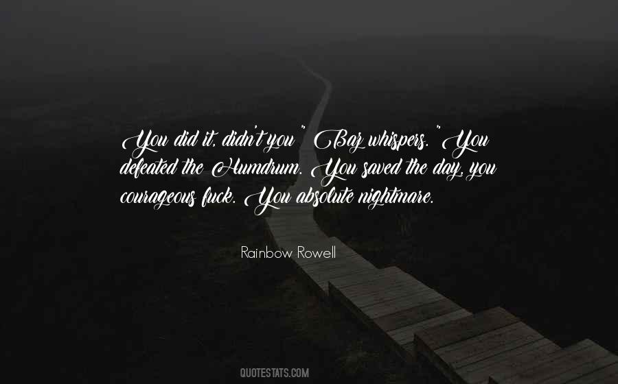 Defeated You Quotes #414198