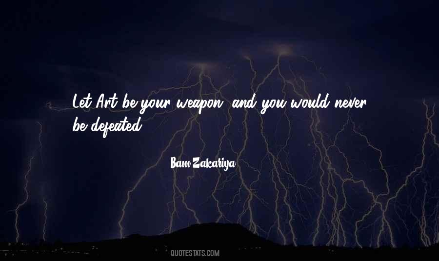 Defeated You Quotes #424940