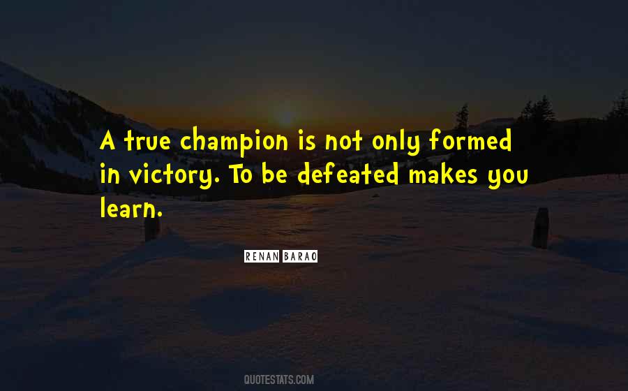 Defeated You Quotes #686677