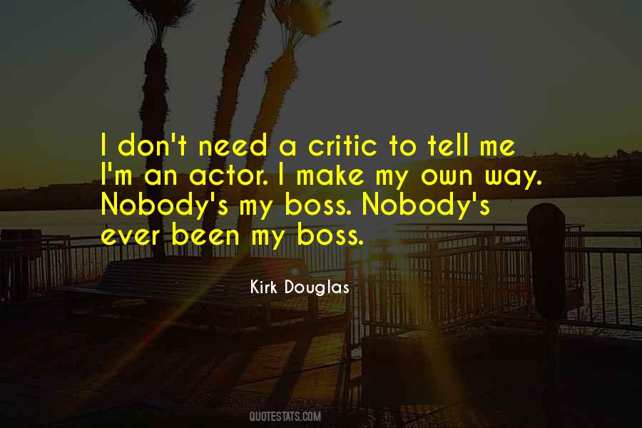 Own Boss Quotes #509313