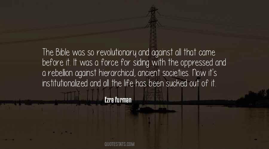 Quotes About Revolutionary Life #1083822