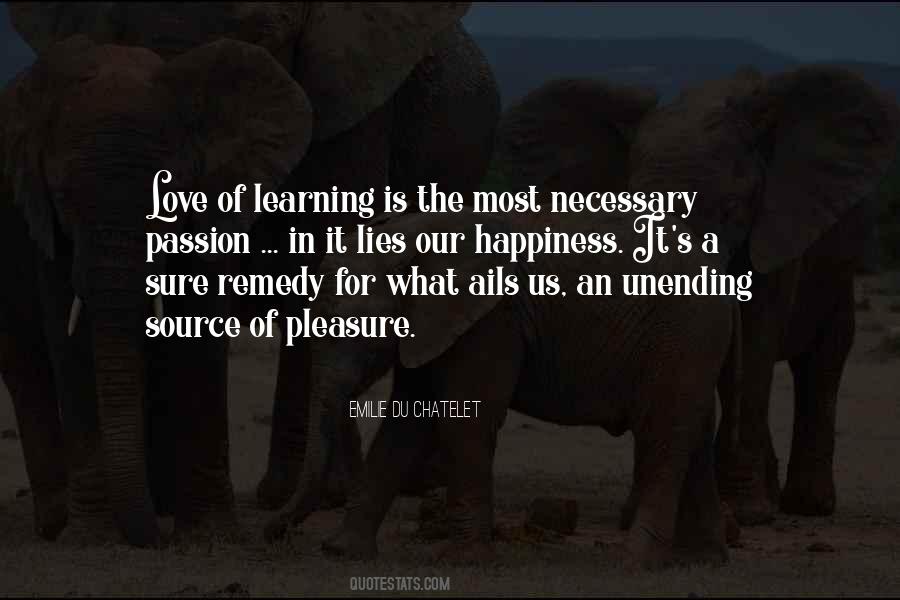 Quotes About Love Of Learning #1768635