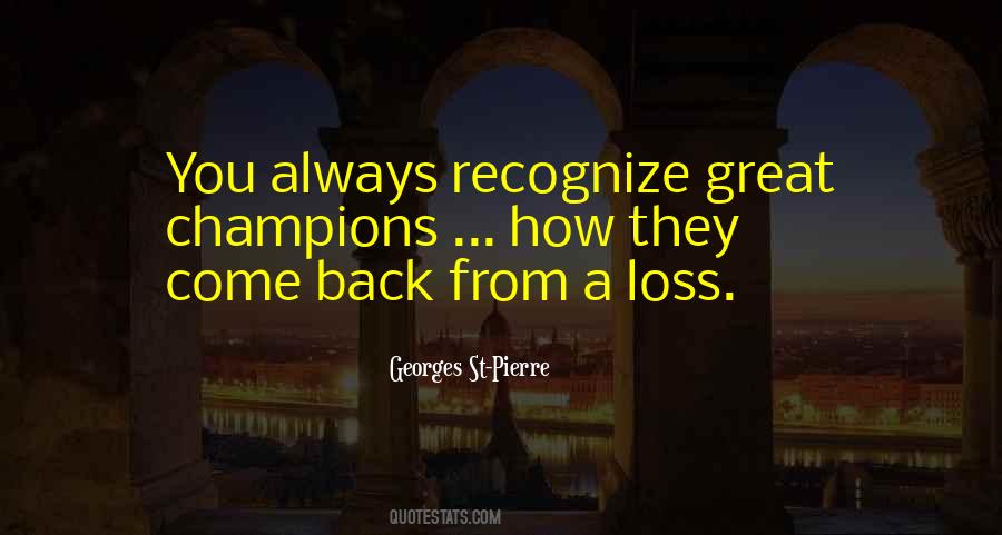 Quotes About A Loss #1042702