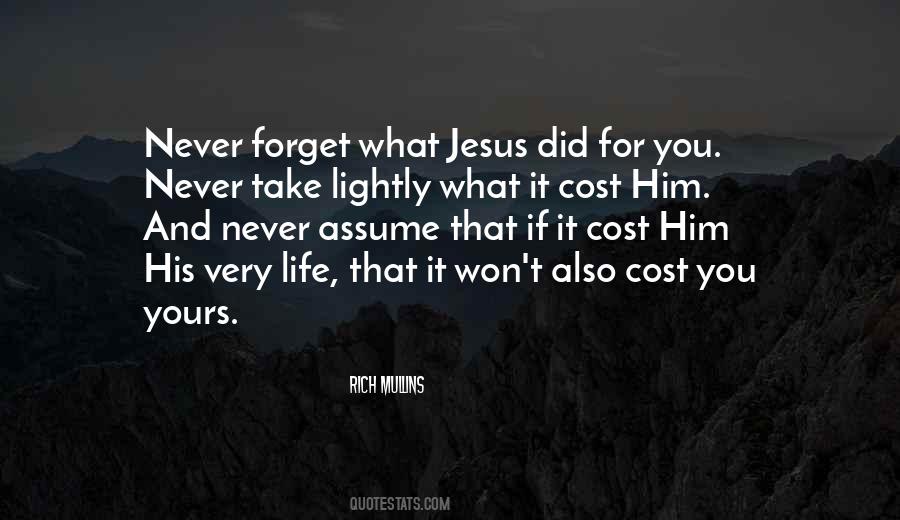 Jesus His Life Quotes #71532