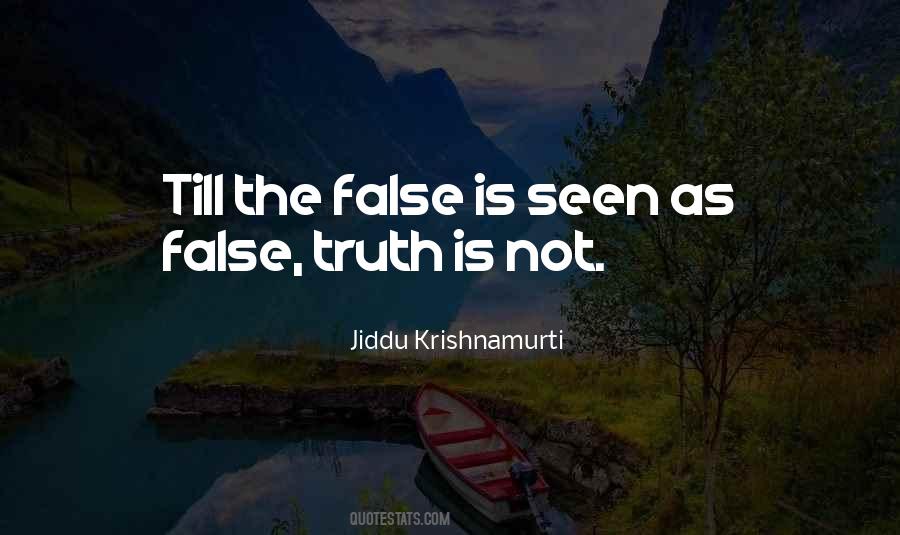 Quotes About False Truth #446588