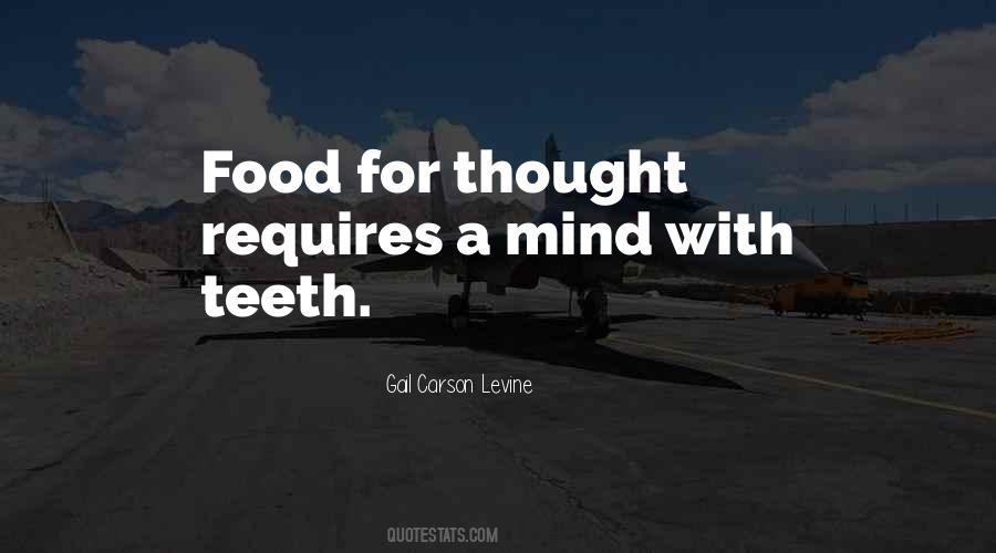 Food For Thought Food Quotes #66234