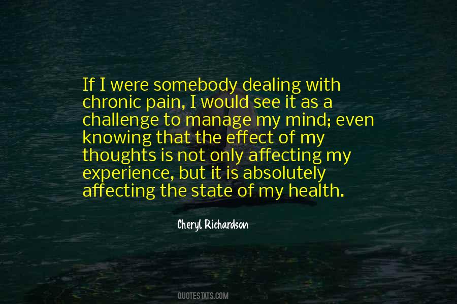 Quotes About Dealing With Chronic Pain #778084