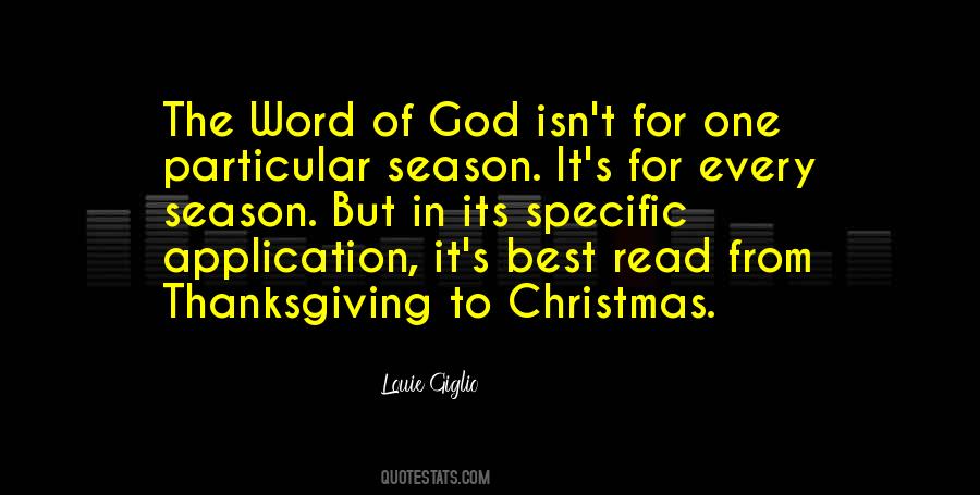 Quotes About Thanksgiving And Christmas #1609757