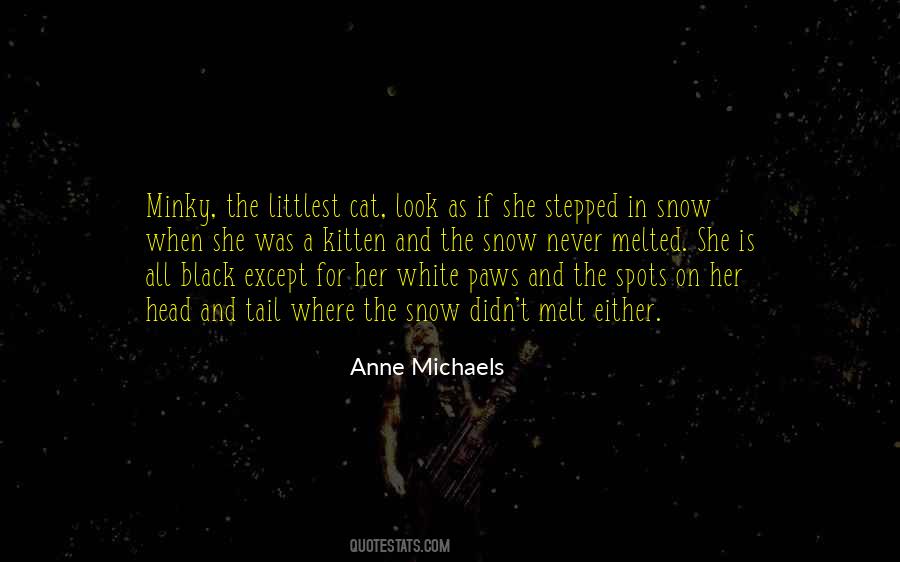 Black And White Cat Quotes #1609785