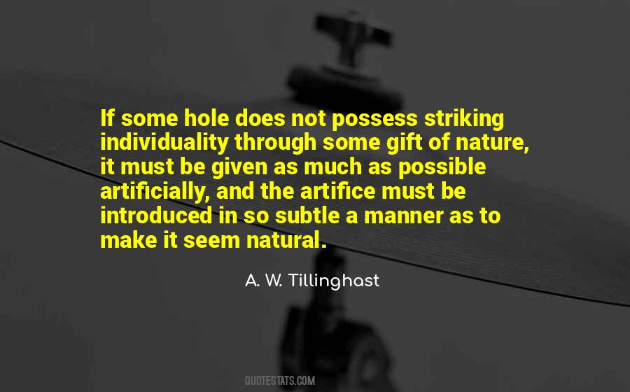 Tillinghast Quotes #379008