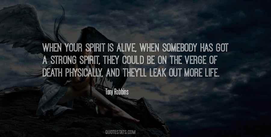 Strong Spirit Quotes #1493716