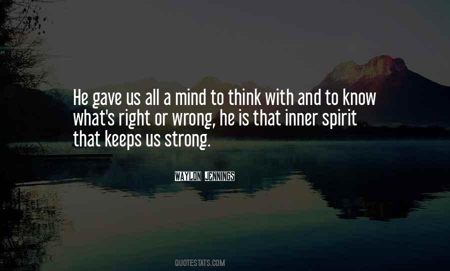 Strong Spirit Quotes #923010