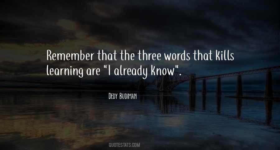 Three Words Quotes #1748999