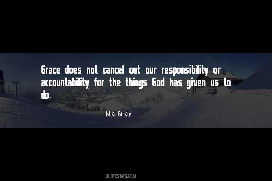 Our Responsibility Quotes #276654