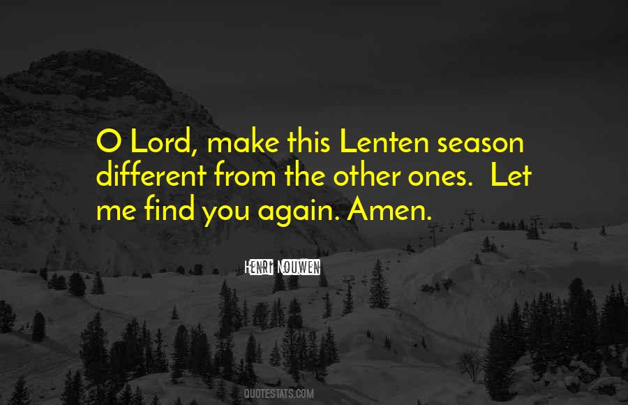 Quotes About Lenten Season #708876
