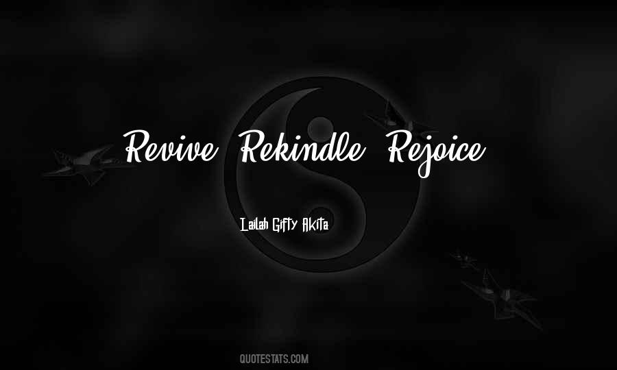 Quotes About Revive #463285
