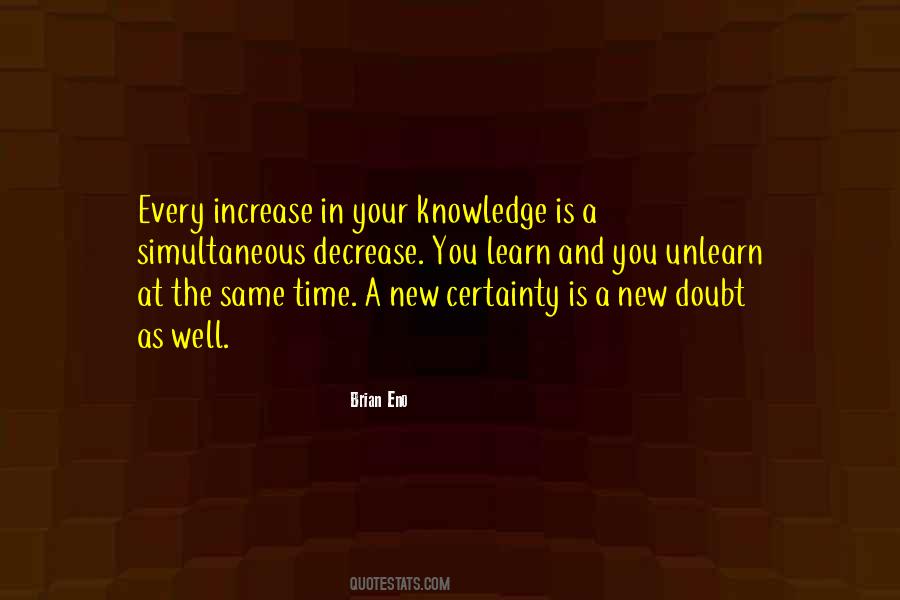 Quotes About Knowledge And Time #182816