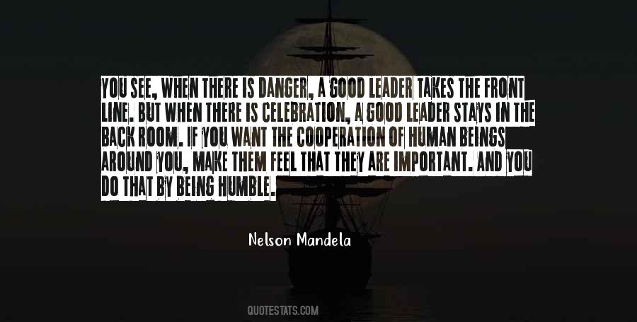 Quotes About Being A Leader #88262