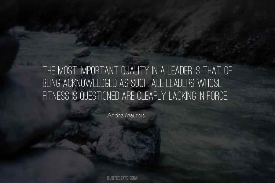 Quotes About Being A Leader #980274