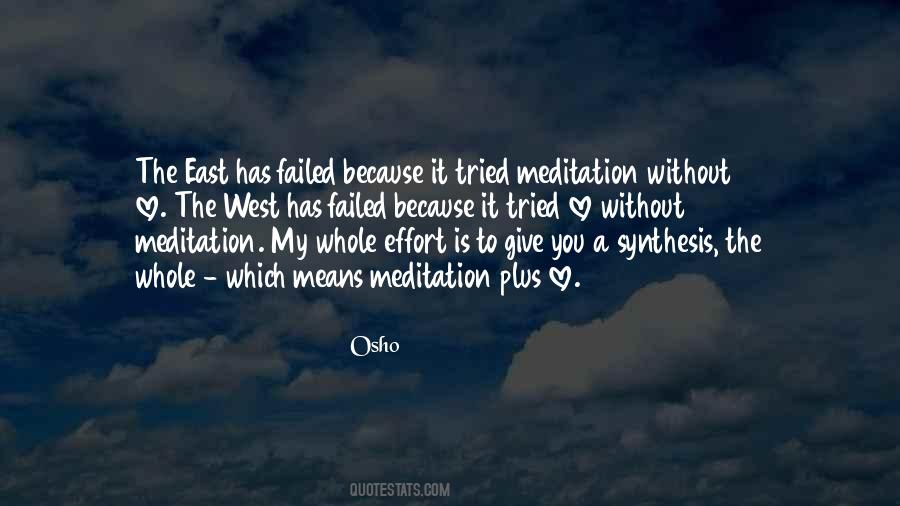 Quotes About Meditation Osho #1397284