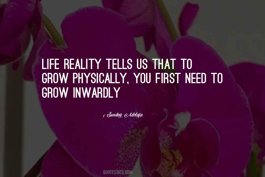 Reality Life Quotes #14023