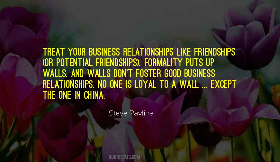 Quotes About Business Relationships #1177005