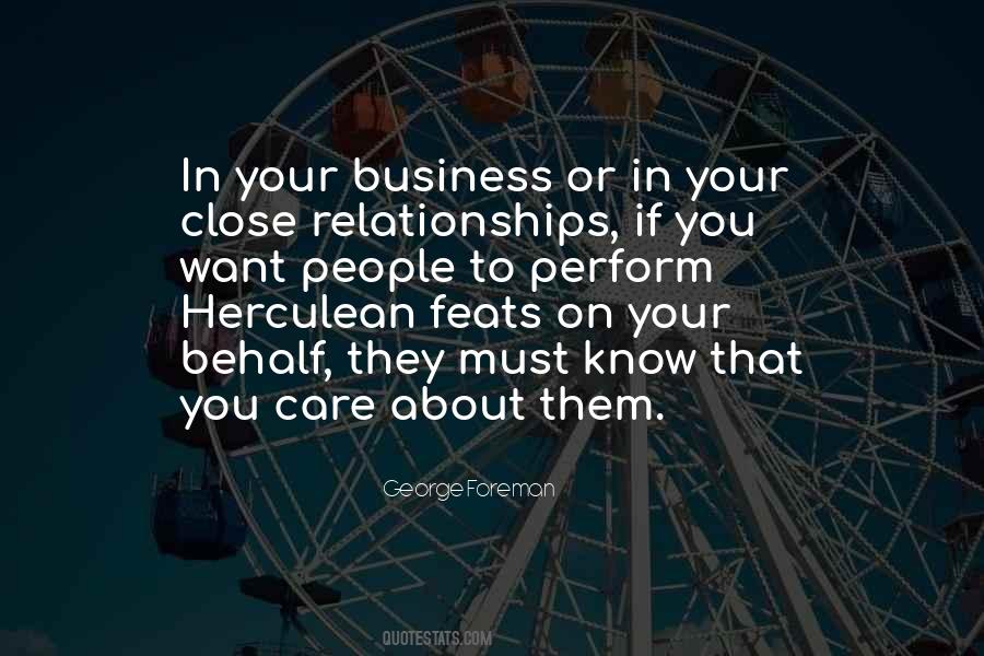 Quotes About Business Relationships #466512