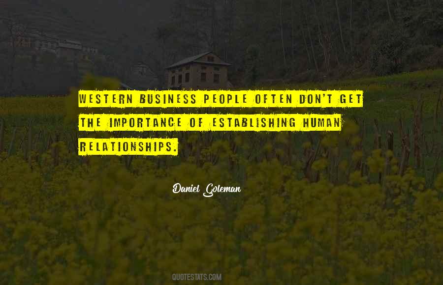 Quotes About Business Relationships #978895