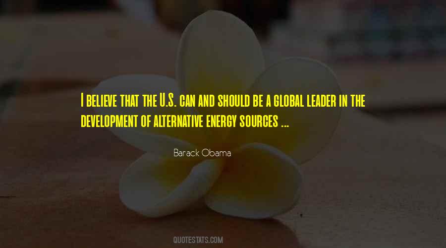 Quotes About Alternative Sources Of Energy #783895