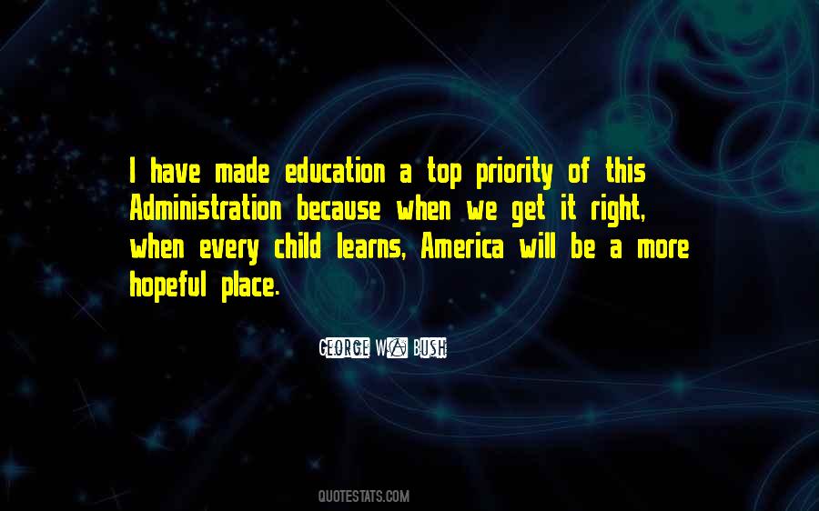 Quotes About America's Education #737760