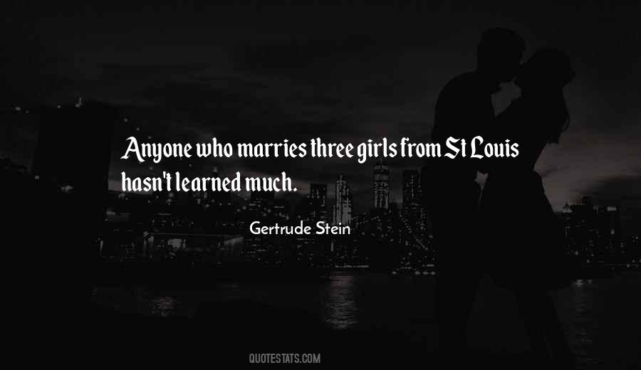 Three Girls Quotes #549229