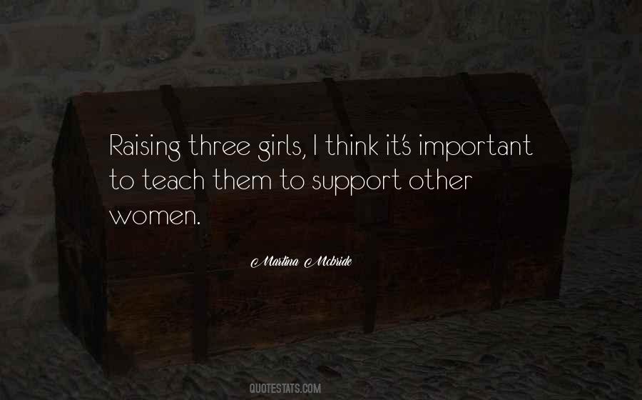 Three Girls Quotes #613903