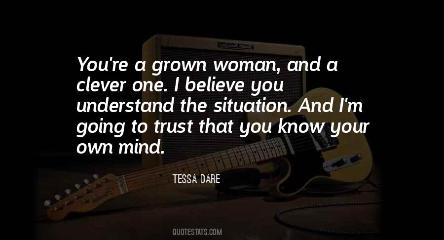 Quotes About Grown Up Woman #1289562