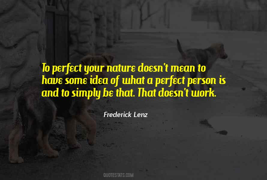 Person And Nature Quotes #593452