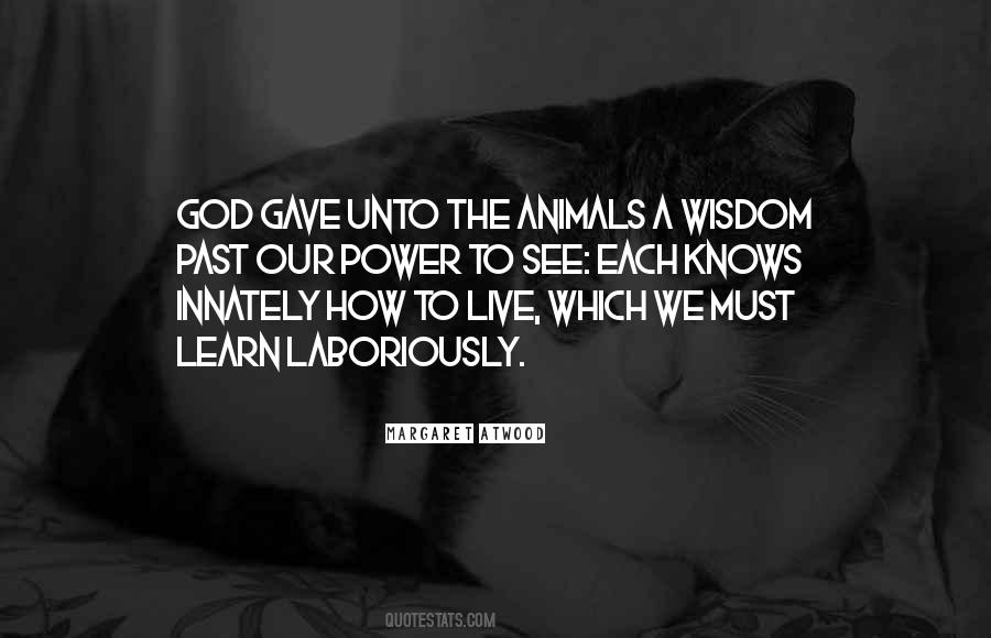 Animal Wisdom Quotes #481144