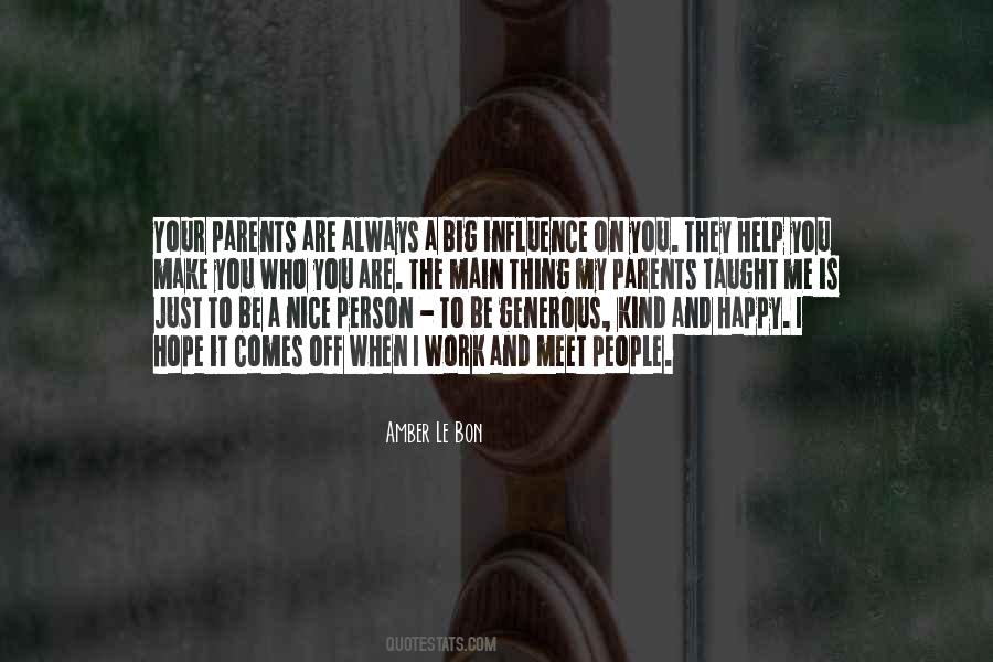 Quotes About Parents Influence #911371