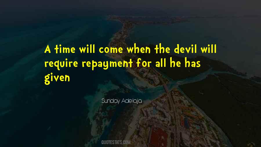 Quotes About Repayment #1509706