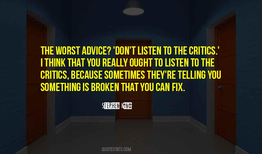 Worst Advice Quotes #528648